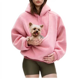 Sudadera con bolsillo para mascotas pequeñas | Borreguito oversize
